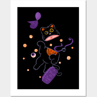 Halloween Neko Posters and Art